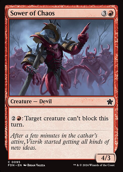 Sower of Chaos — Front