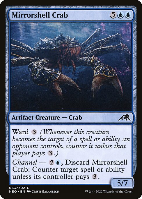 Mirrorshell Crab — Front