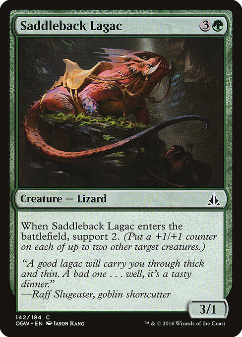Saddleback Lagac — Front