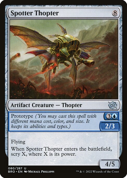 Spotter Thopter — Front