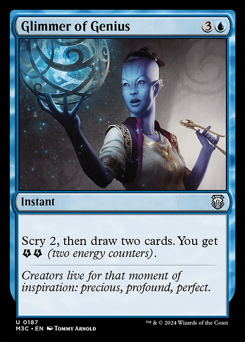 Glimmer of Genius — Front