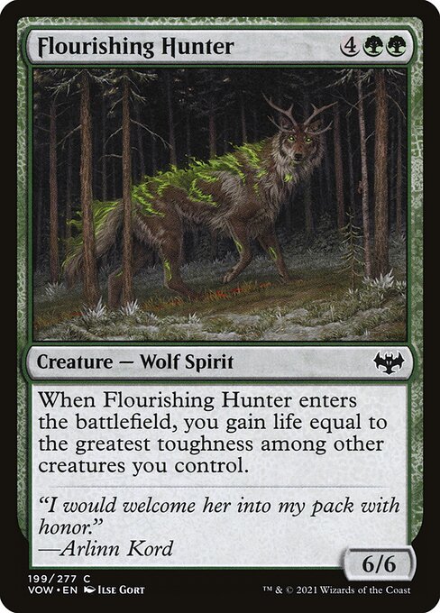 Flourishing Hunter — Front