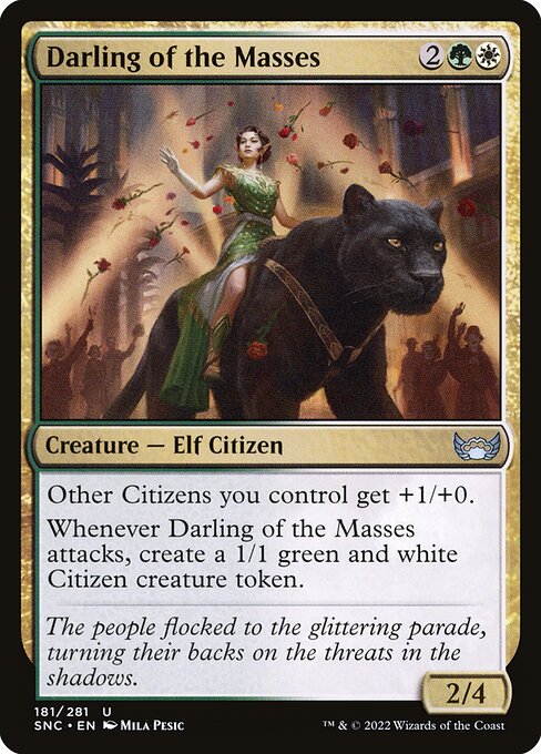 Darling of the Masses — Front