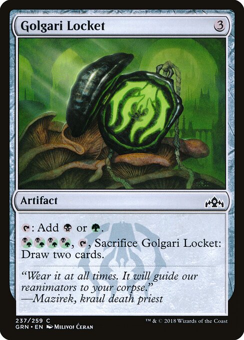 Golgari Locket — Front