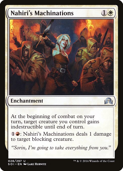 Nahiri's Machinations — Front