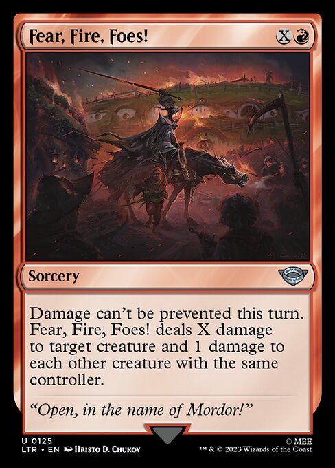Fear, Fire, Foes! — Front