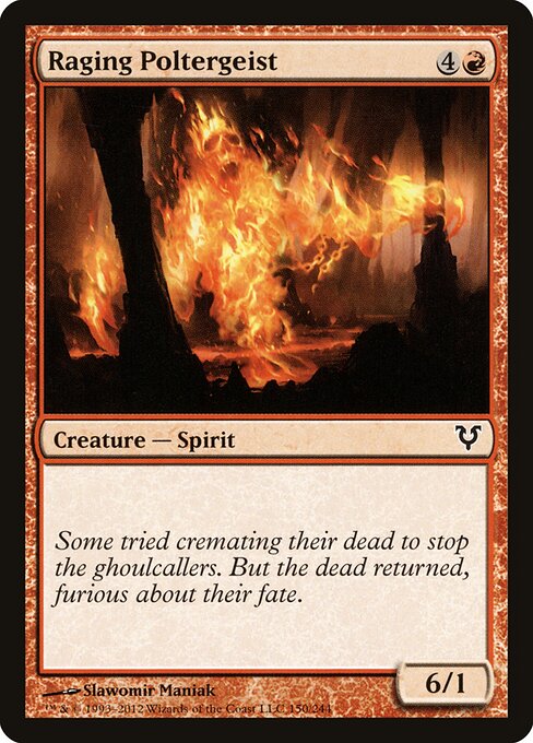Raging Poltergeist — Front