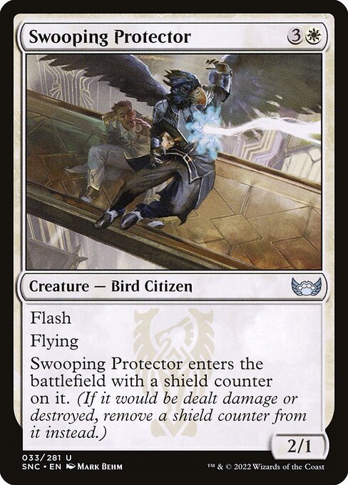 Swooping Protector — Front