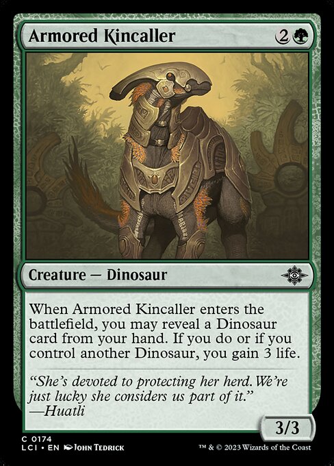 Armored Kincaller — Front