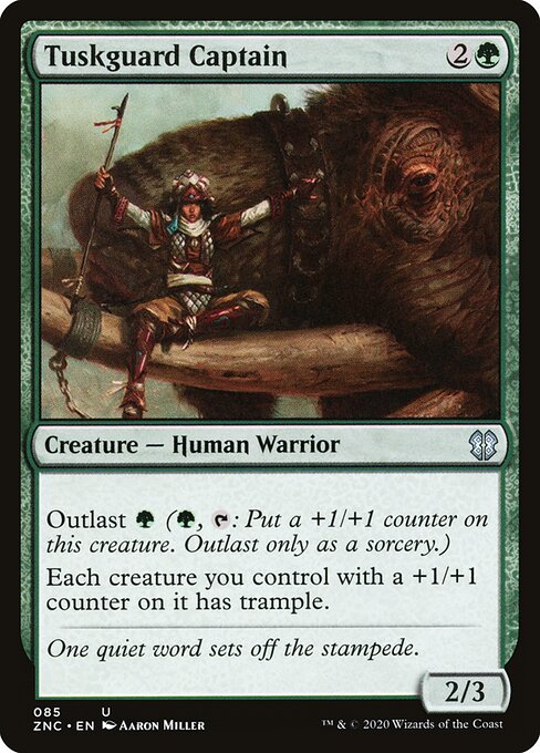 Tuskguard Captain — Front