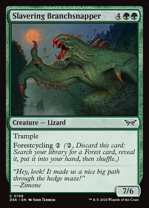 Slavering Branchsnapper — Front