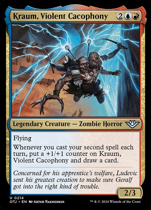 Kraum, Violent Cacophony — Front