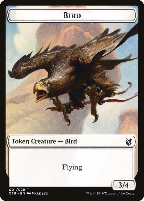Bird (001) // Sculpture Double-Sided Token