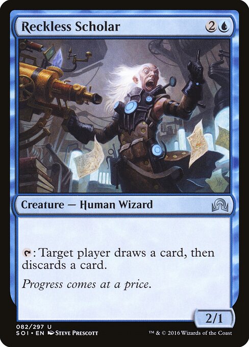 Reckless Scholar — Front