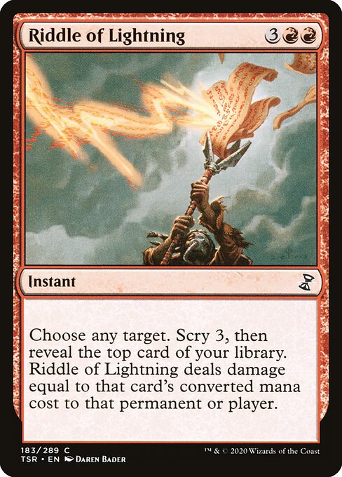 Riddle of Lightning — Front