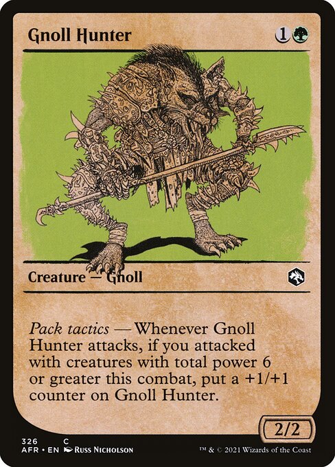 Gnoll Hunter (Showcase) — Front