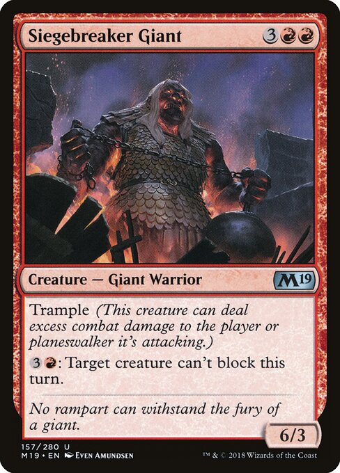 Siegebreaker Giant — Front