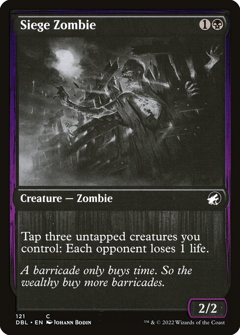 Siege Zombie — Front
