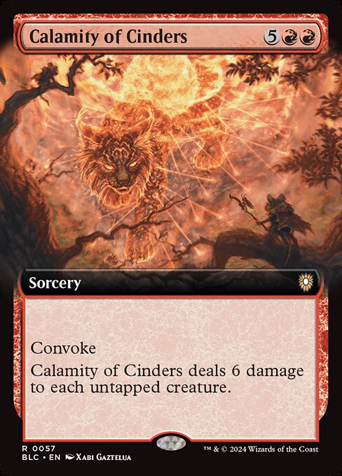 Calamity of Cinders (Extended Art) — Front