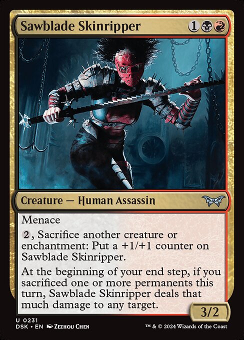 Sawblade Skinripper — Front