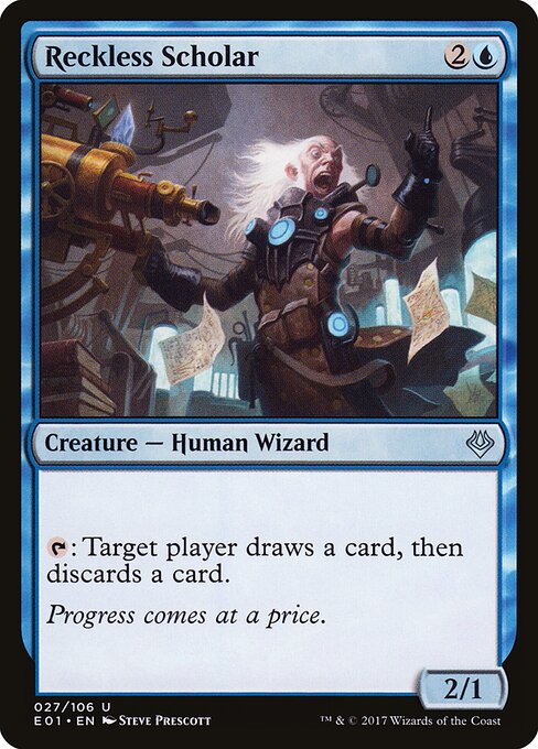 Reckless Scholar — Front