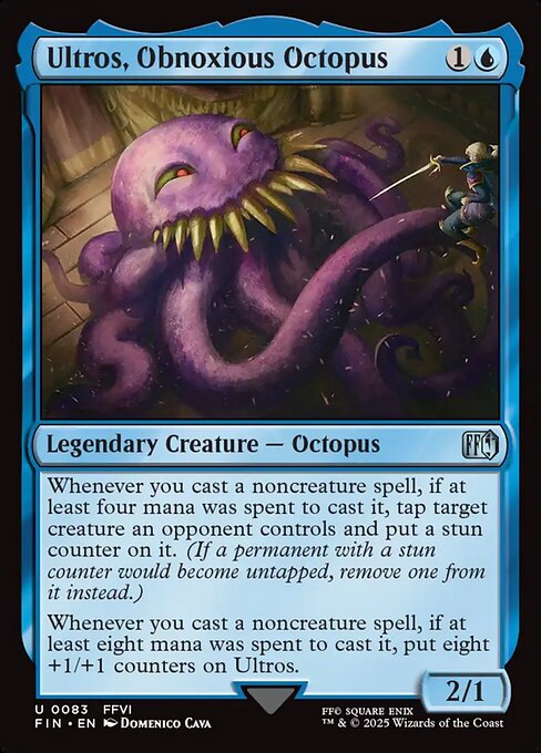 Ultros, Obnoxious Octopus — Front