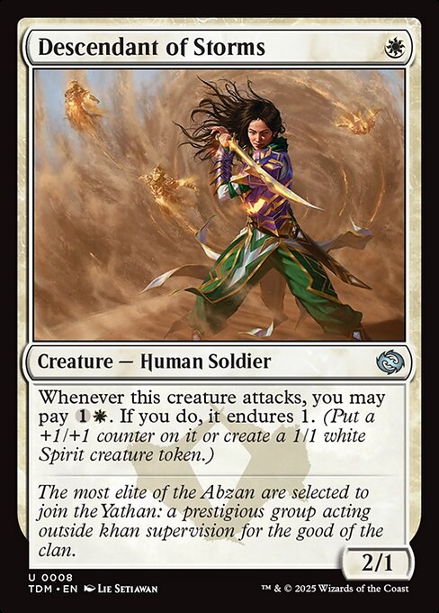 Descendant of Storms — Front