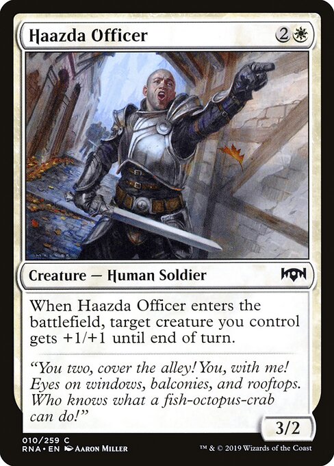 Haazda Officer — Front