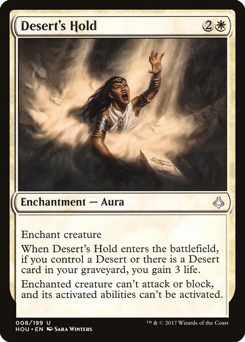 Desert's Hold — Front