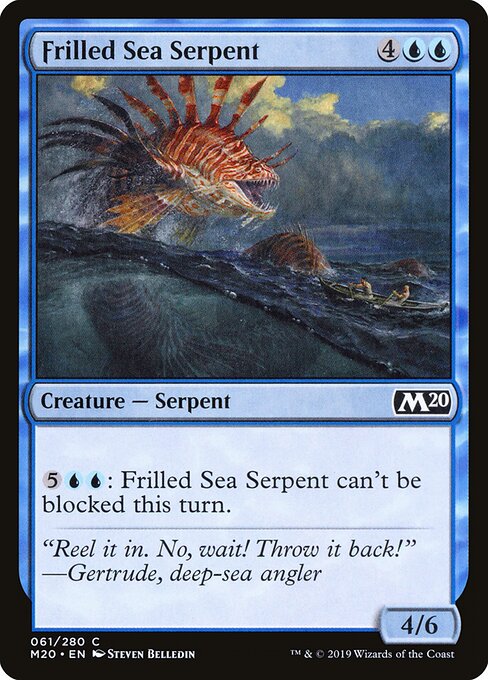 Frilled Sea Serpent — Front