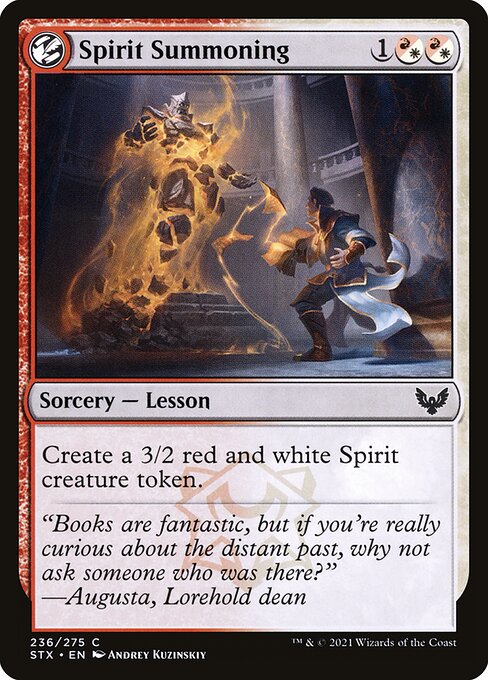 Spirit Summoning — Front