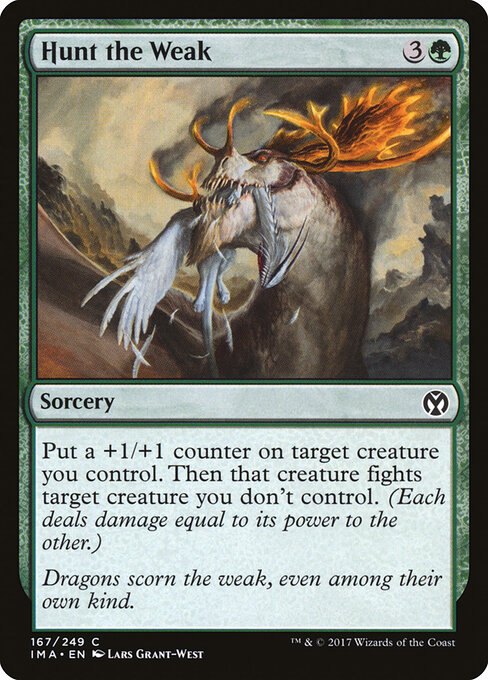Hunt the Weak — Front