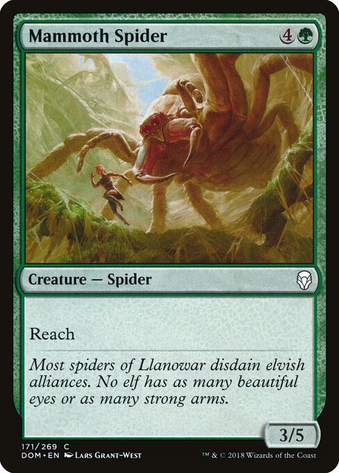 Mammoth Spider — Front