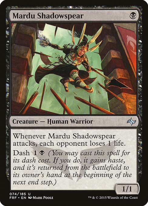 Mardu Shadowspear — Front