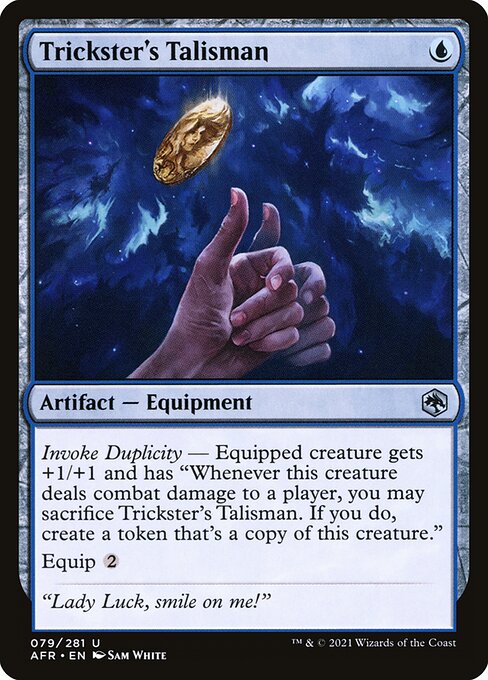 Trickster's Talisman — Front