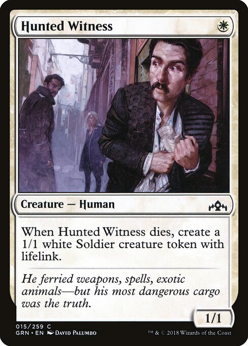 Hunted Witness — Front