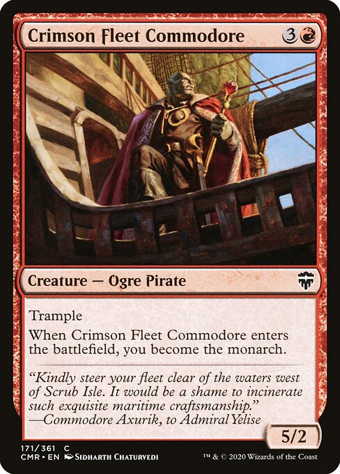 Crimson Fleet Commodore — Front