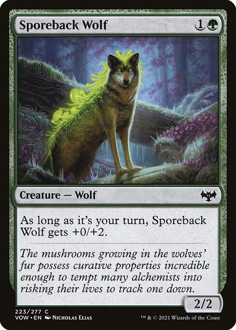 Sporeback Wolf — Front
