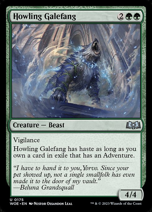 Howling Galefang — Front