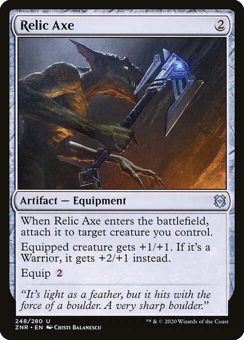 Relic Axe — Front