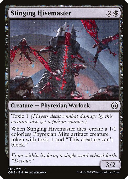 Stinging Hivemaster — Front