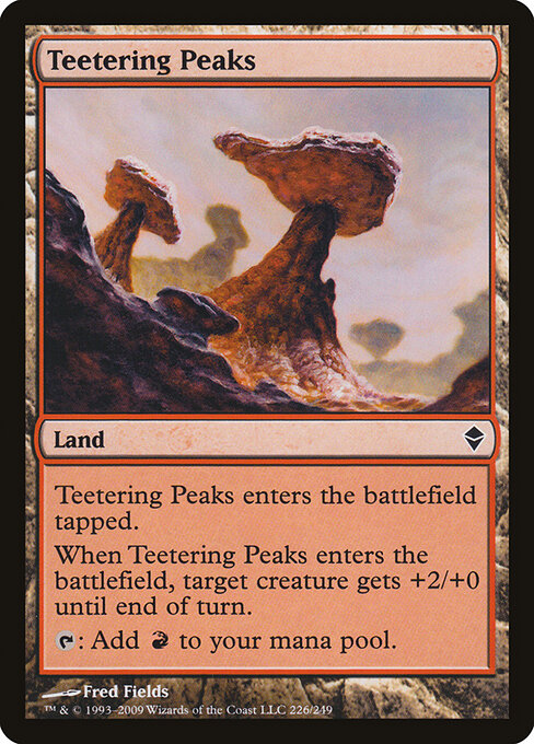 Teetering Peaks — Front