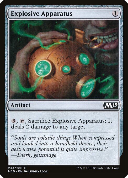 Explosive Apparatus — Front