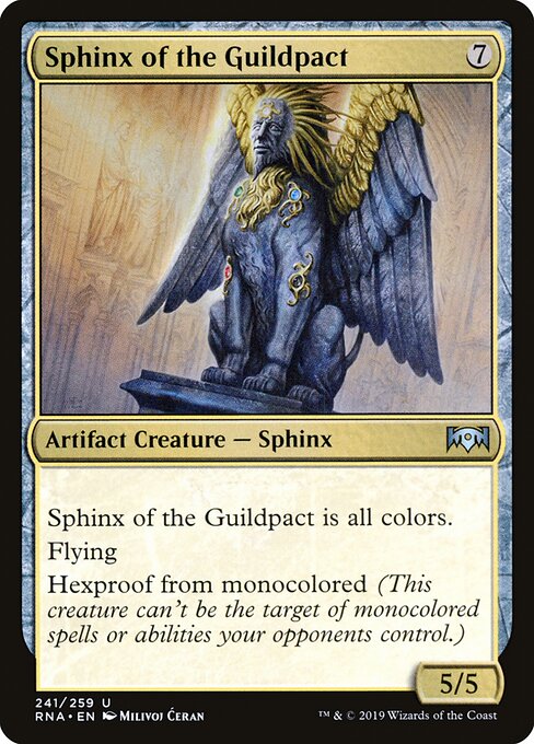 Sphinx of the Guildpact — Front