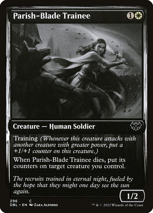 Parish-Blade Trainee — Front