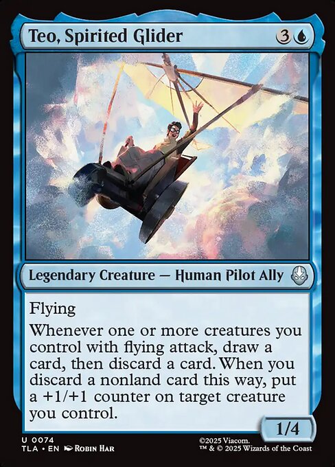 Teo, Spirited Glider — Front