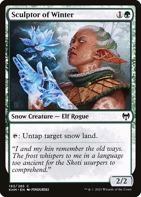 Sculptor of Winter — Front
