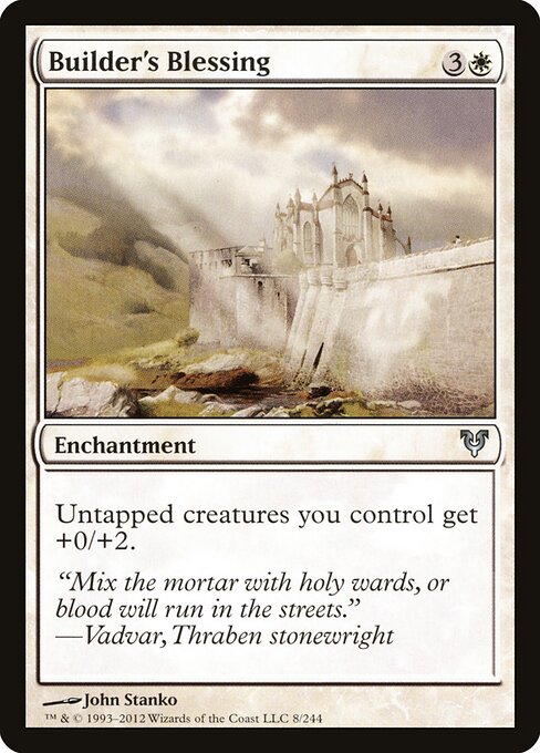 Builder's Blessing — Front