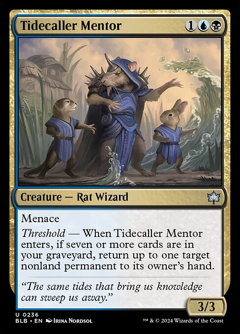 Tidecaller Mentor — Front