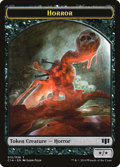 Horror // Zombie (016) Double-Sided Token — Front — Horror